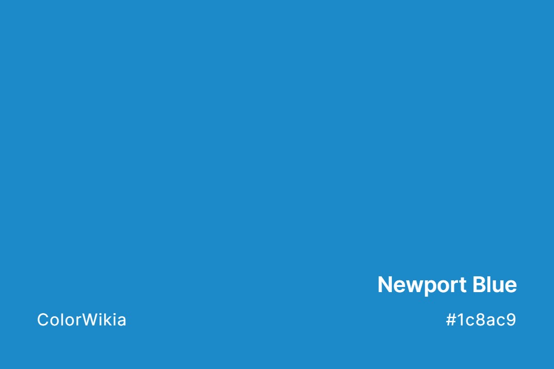 Newport Blue Color – #1c8ac9: Codes and Complete Breakdown