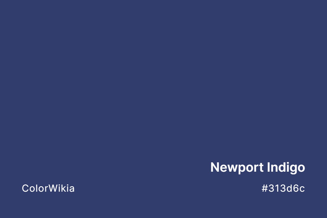 newport indigo color 313d6c