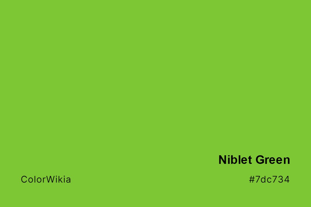 Niblet Green Color – #7dc734: Codes and Complete Breakdown
