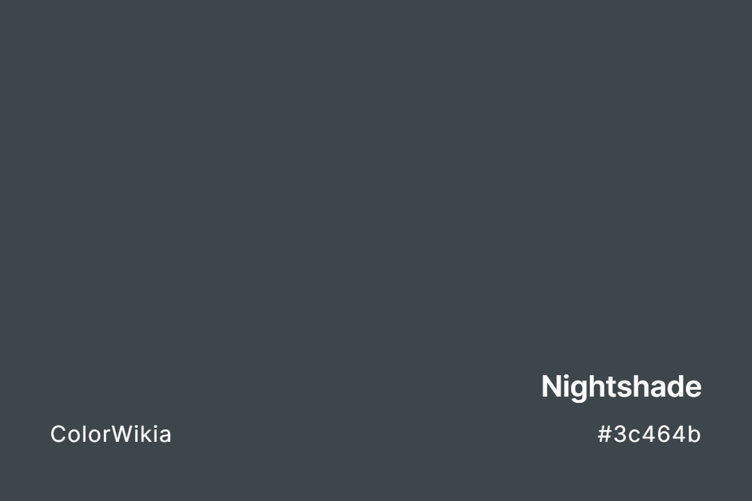 nightshade color 3c464b
