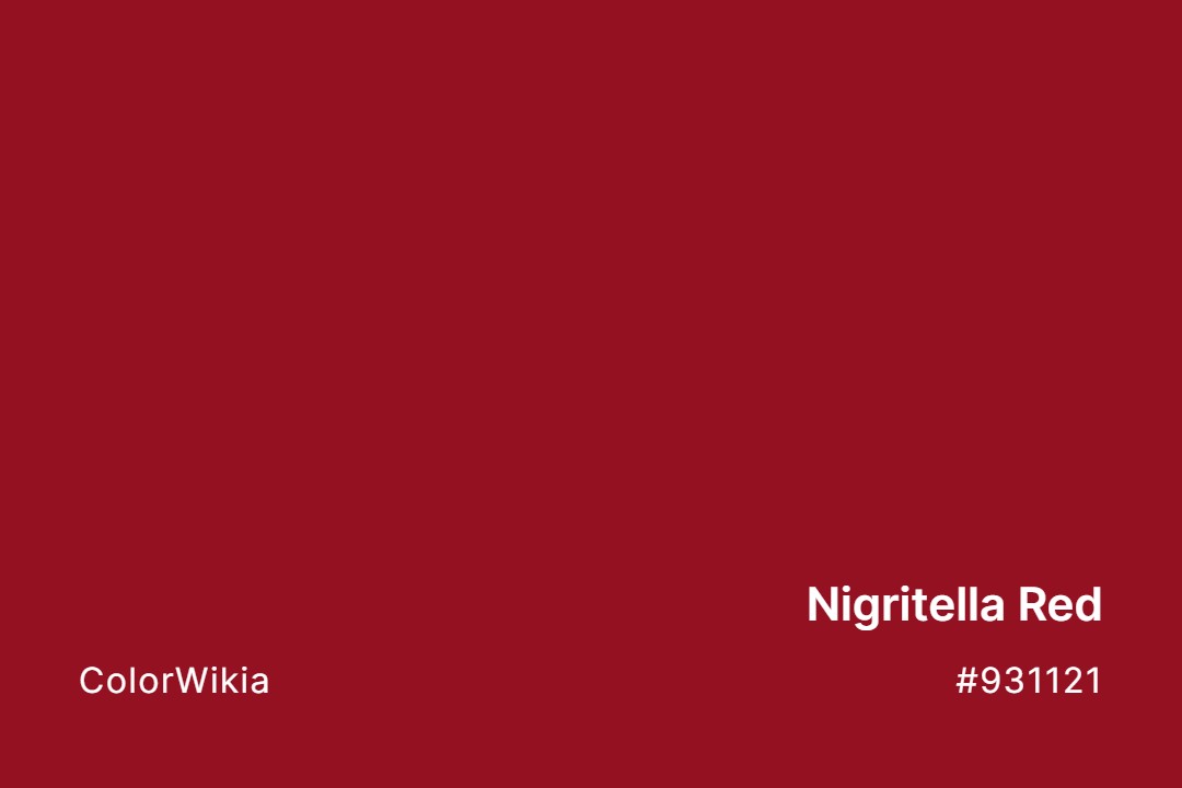 Nigritella Red Color – #931121: Codes and Complete Breakdown
