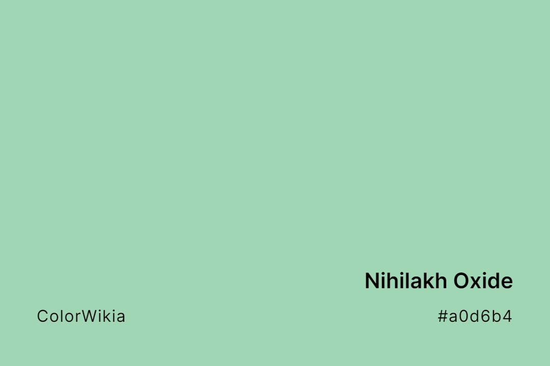 nihilakh oxide color a0d6b4