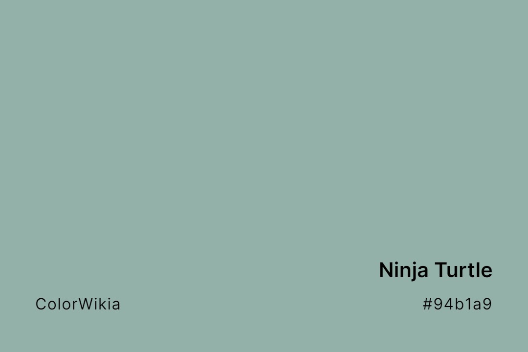 ninja turtle color 94b1a9