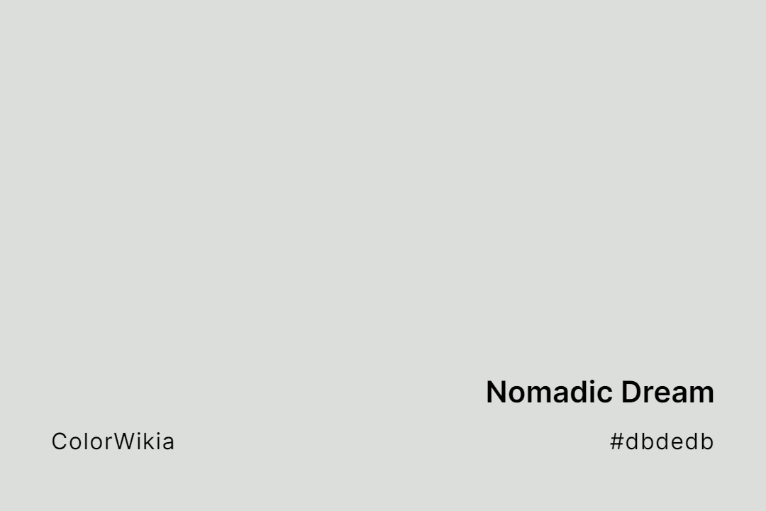 nomadic dream color dbdedb