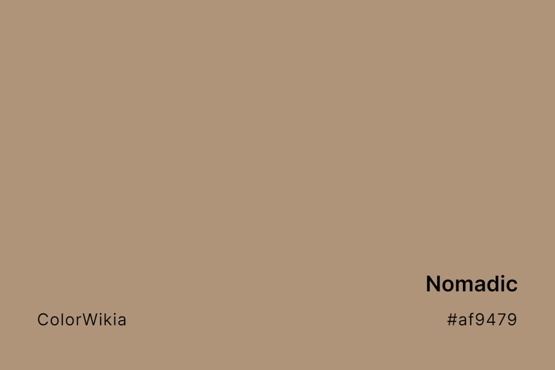 nomadic color af9479