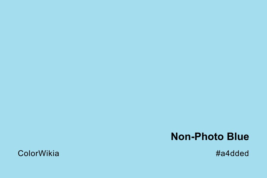 Non-Photo Blue Color – #a4dded: Codes and Complete Breakdown