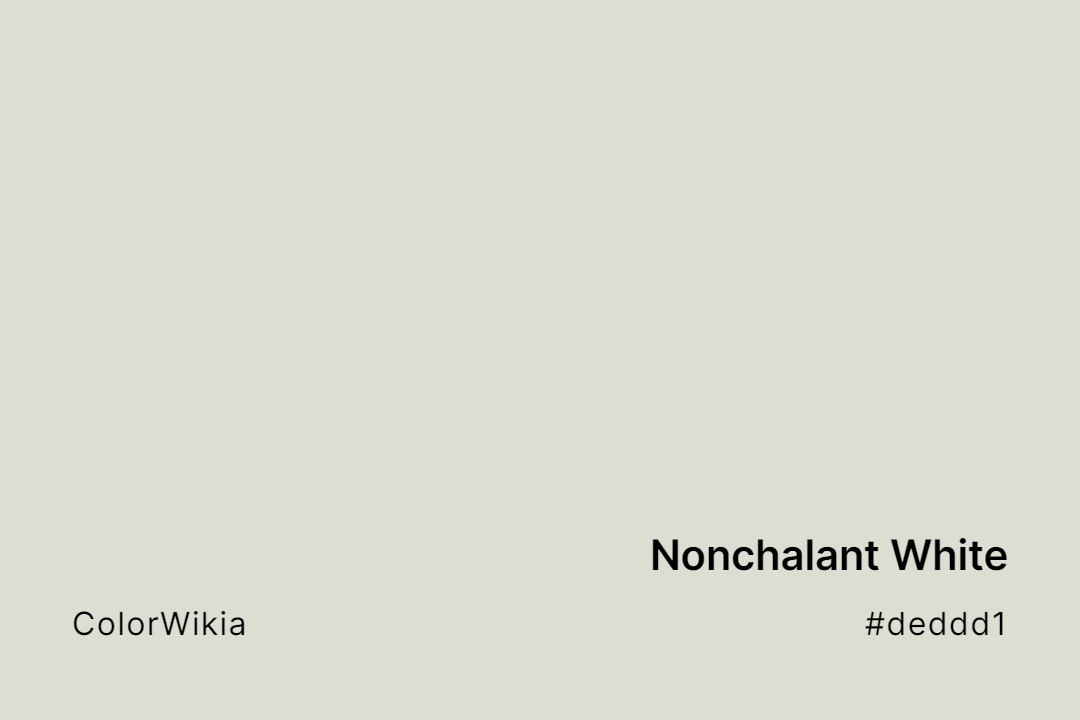 Nonchalant White Color – #deddd1: Codes and Complete Breakdown