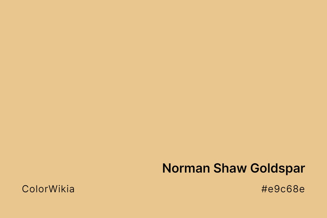 Norman Shaw Goldspar Color – #e9c68e: Codes and Complete Breakdown