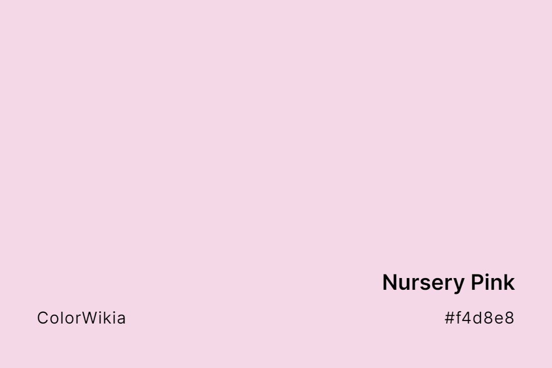 nursery pink color f4d8e8