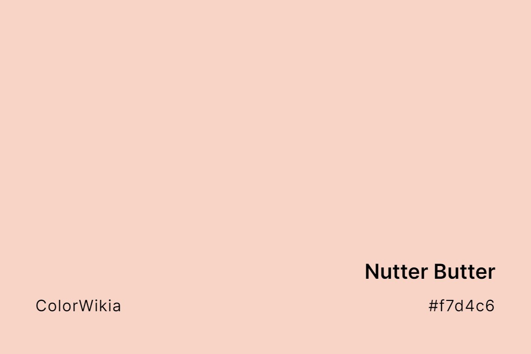 nutter butter color f7d4c6