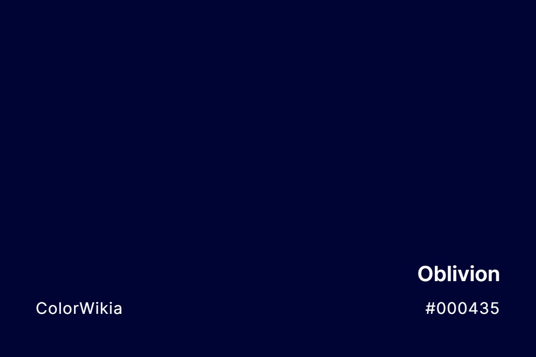 Oblivion Color – #000435: Codes and Complete Breakdown