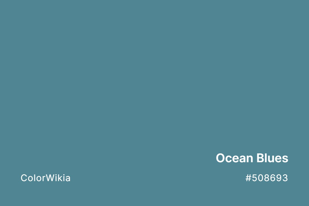 ocean blues color 508693