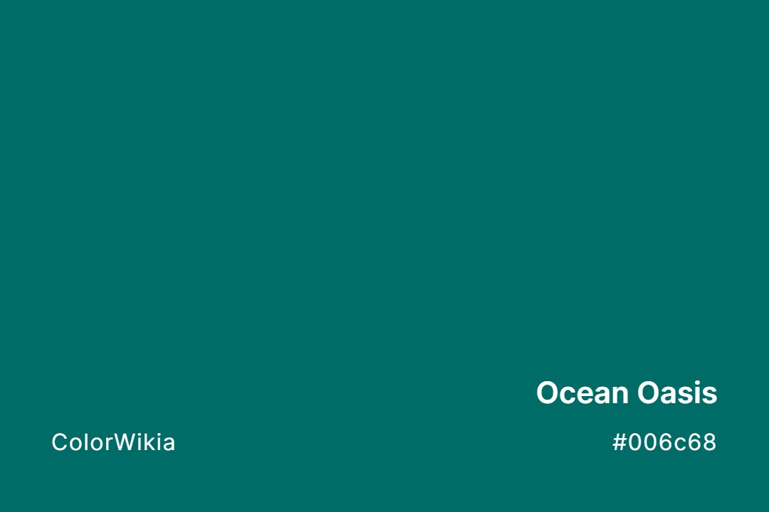 ocean oasis color 006c68