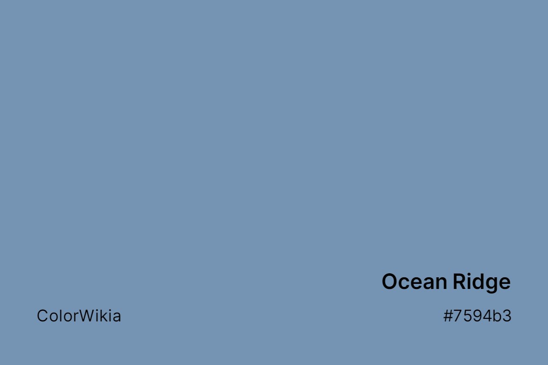 ocean ridge color 7594b3