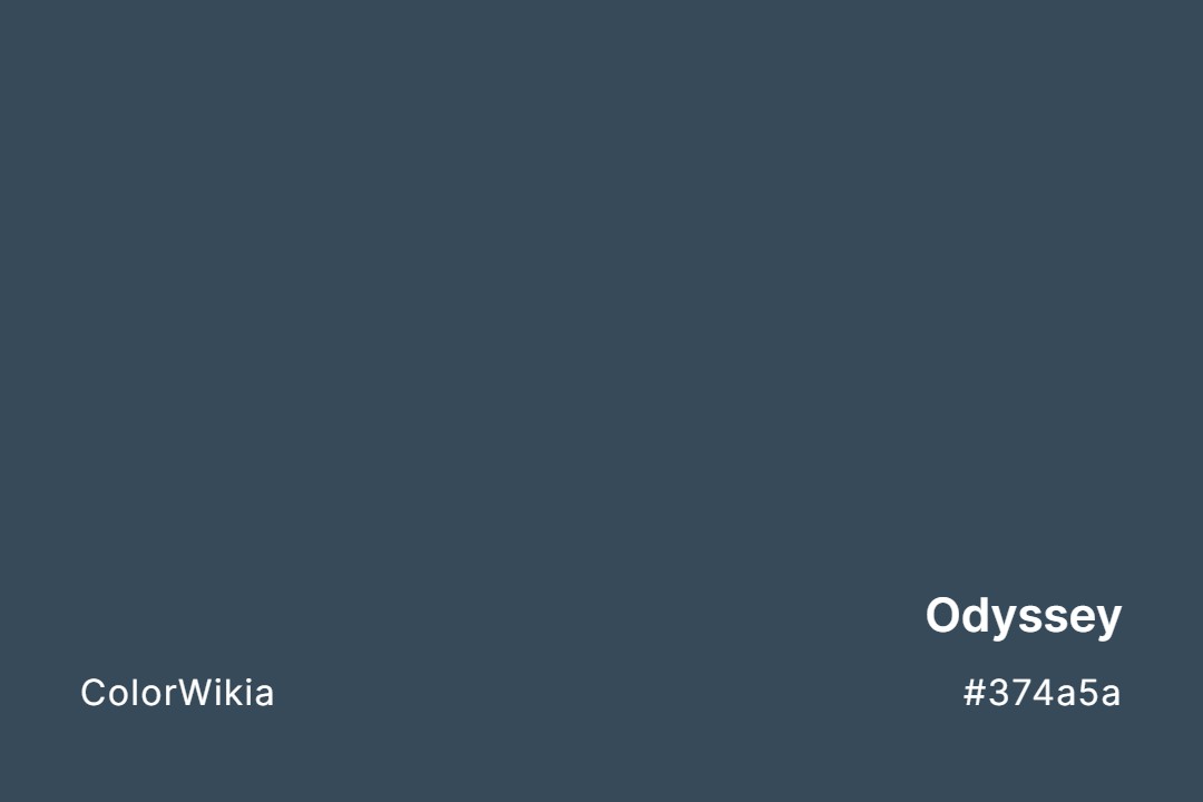 odyssey color 374a5a