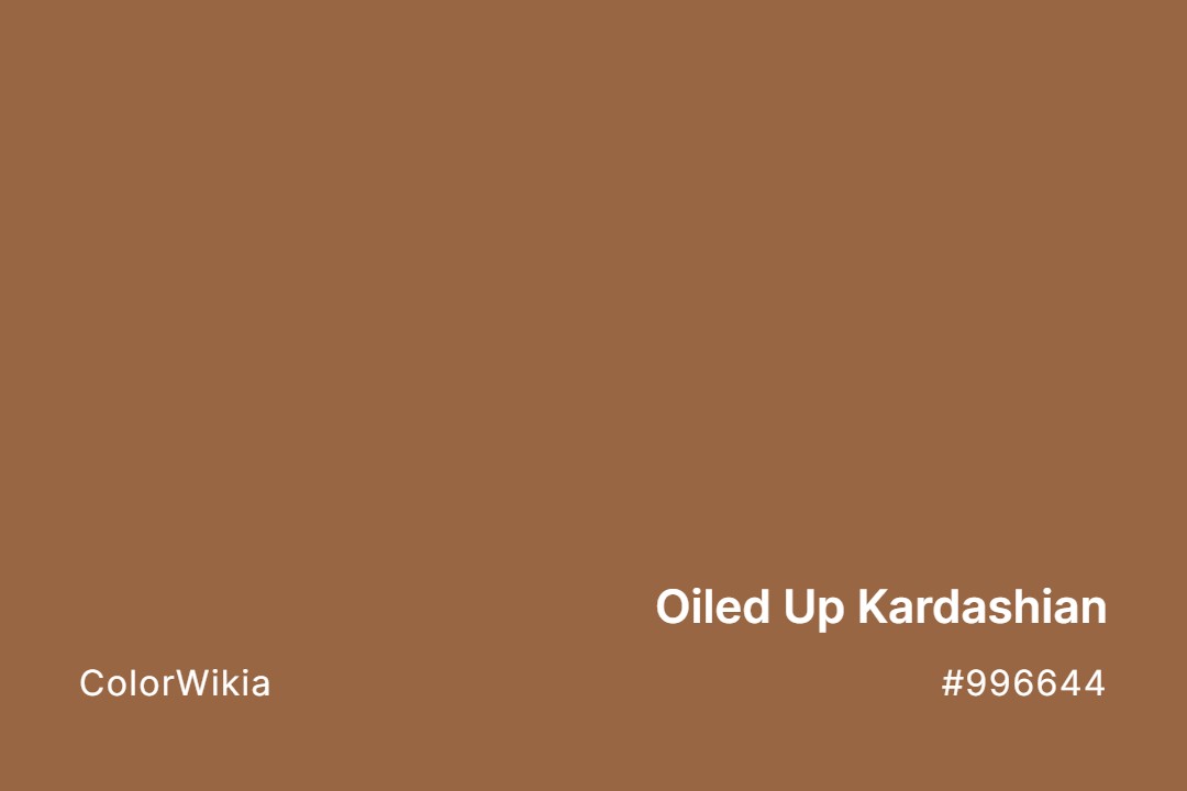 Oiled Up Kardashian Color – #996644: Codes and Complete Breakdown