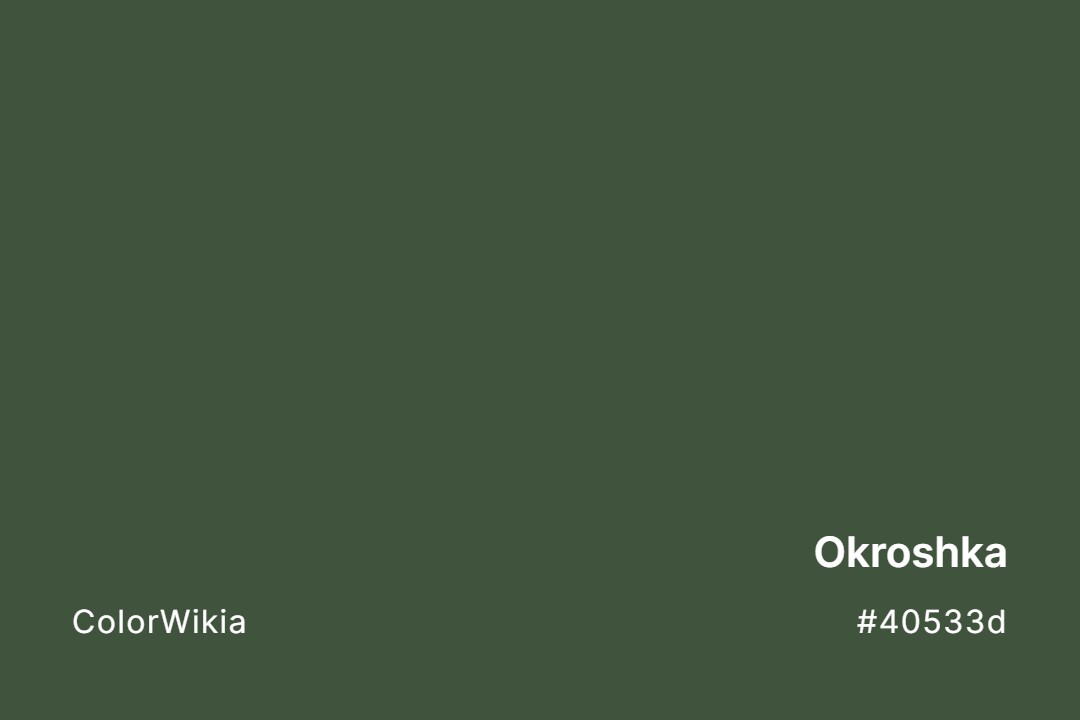 Okroshka Color – #40533d: Codes and Complete Breakdown