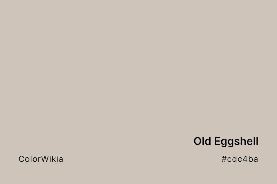 old eggshell color cdc4ba