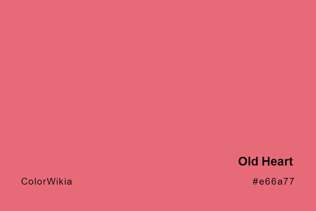 old heart color e66a77