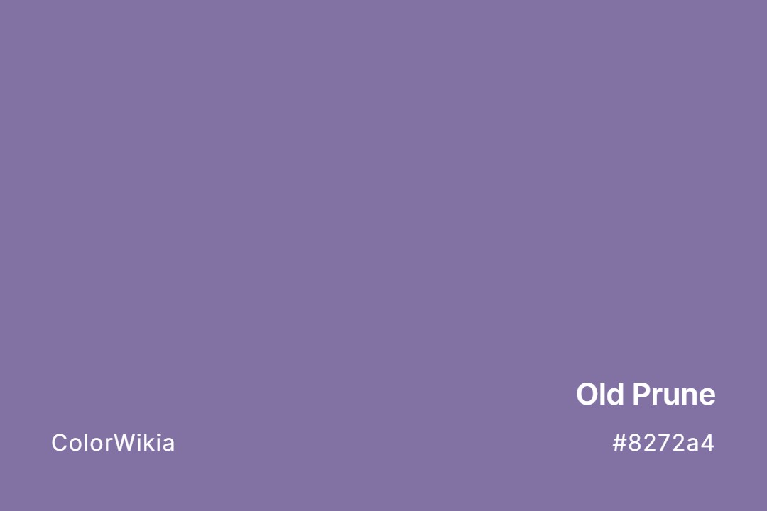 old prune color 8272a4
