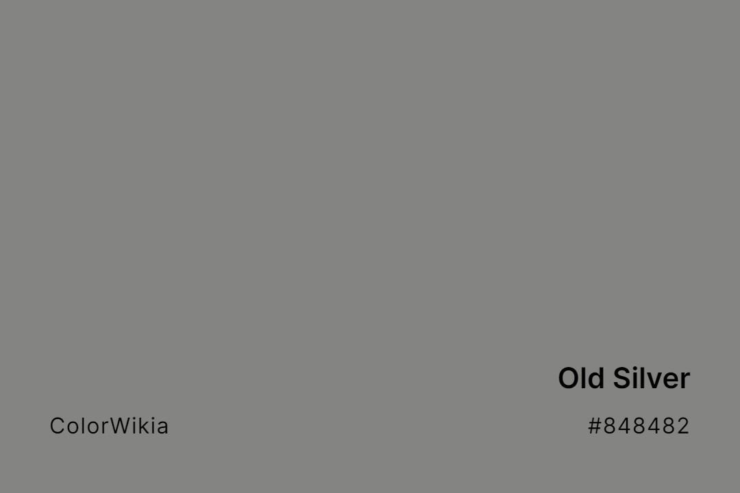 old silver color 848482