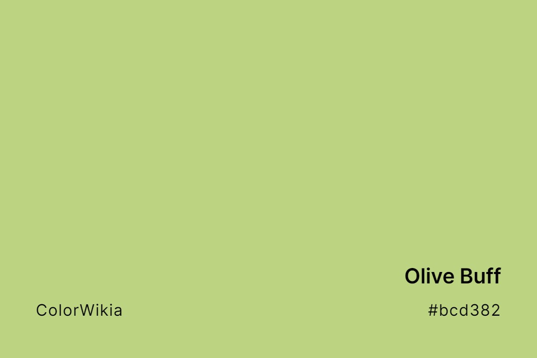 olive buff color bcd382