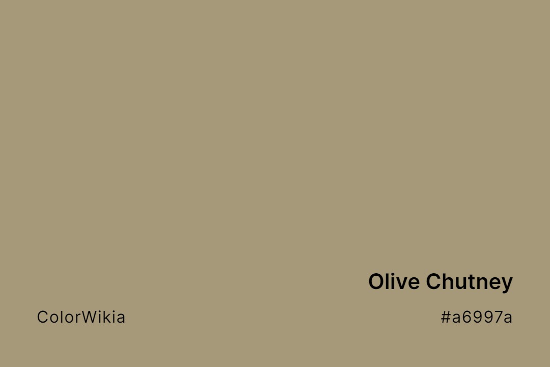 olive chutney color a6997a