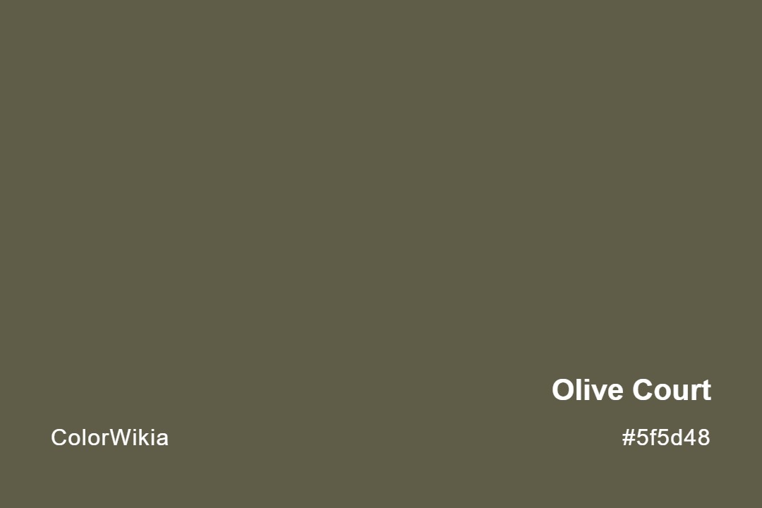 olive court color 5f5d48