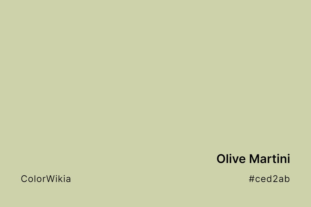 olive martini color ced2ab
