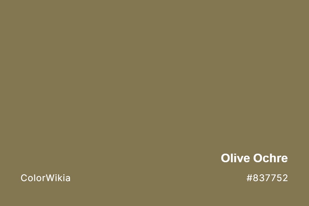 olive ochre color 837752