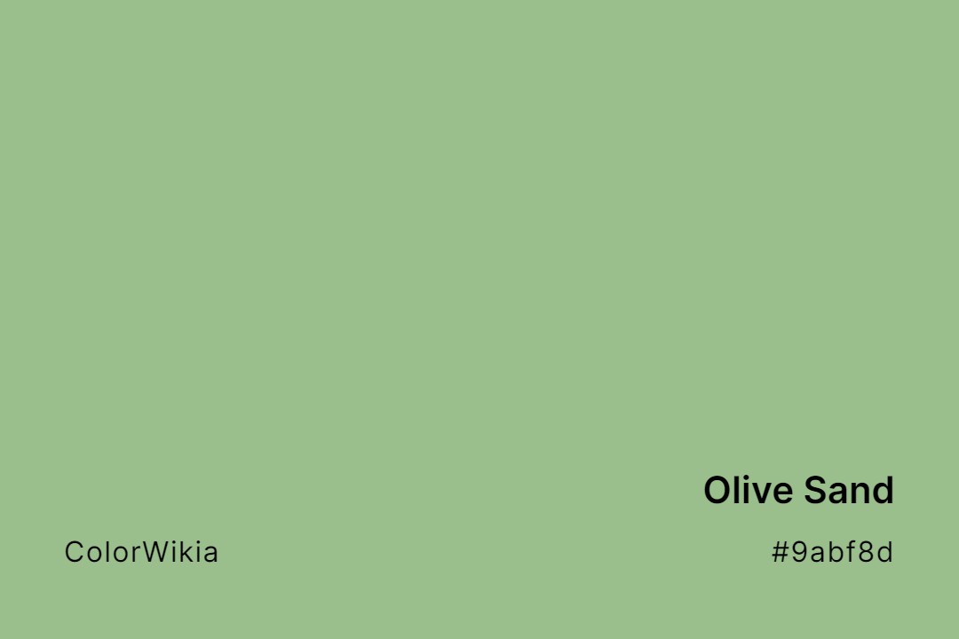olive sand color 9abf8d