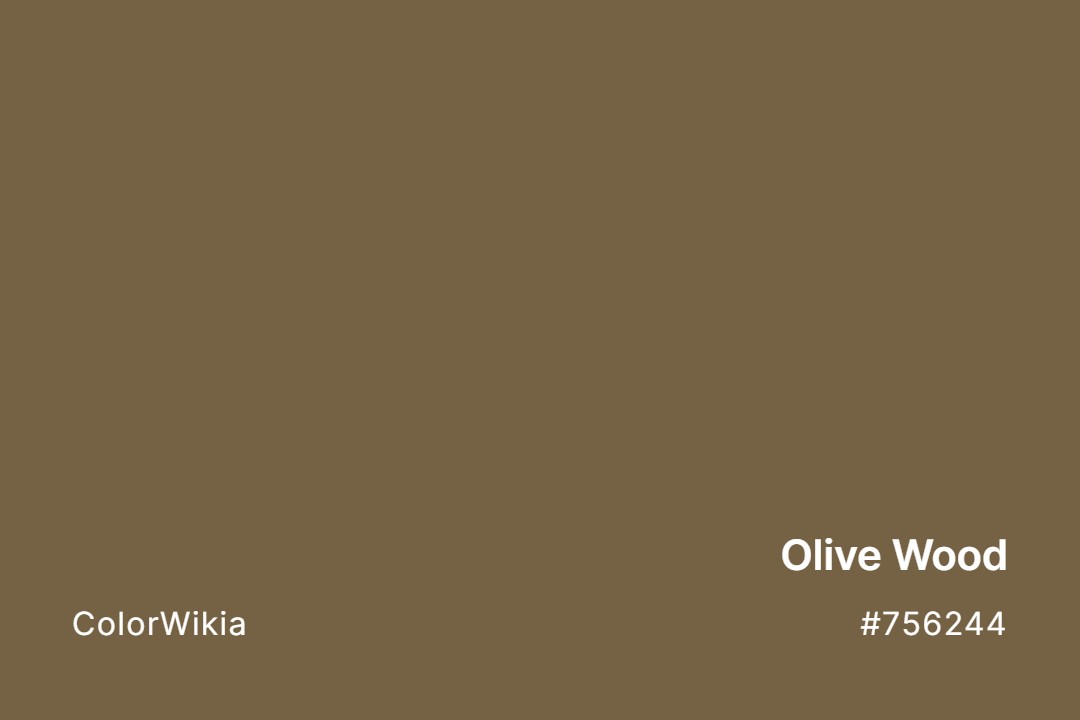 olive wood color 756244
