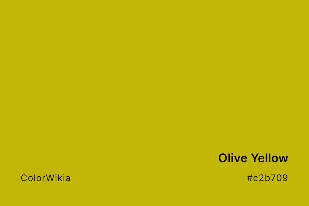 olive yellow color c2b709