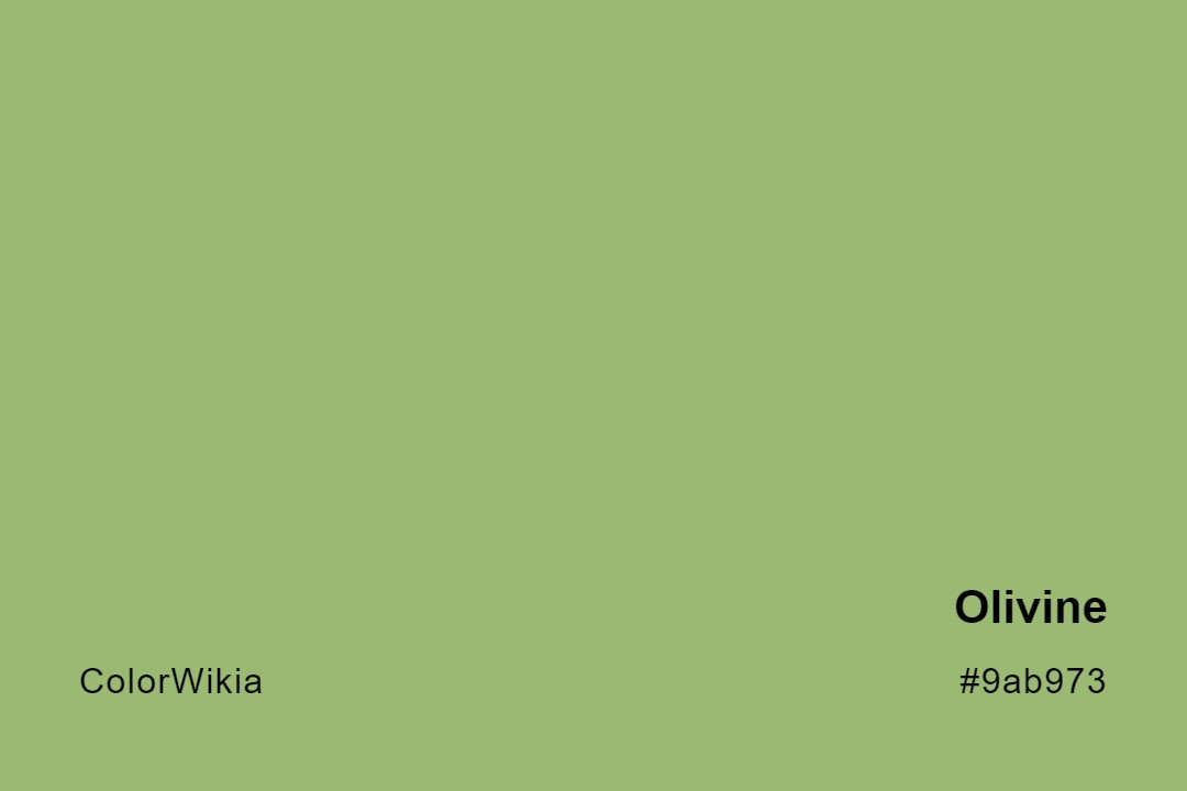 olivine color 9ab973