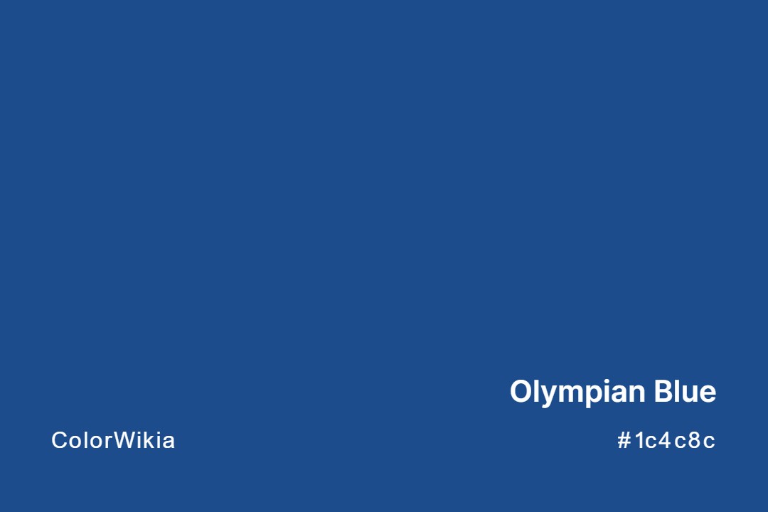 Olympian Blue Color – #1c4c8c: Codes and Complete Breakdown