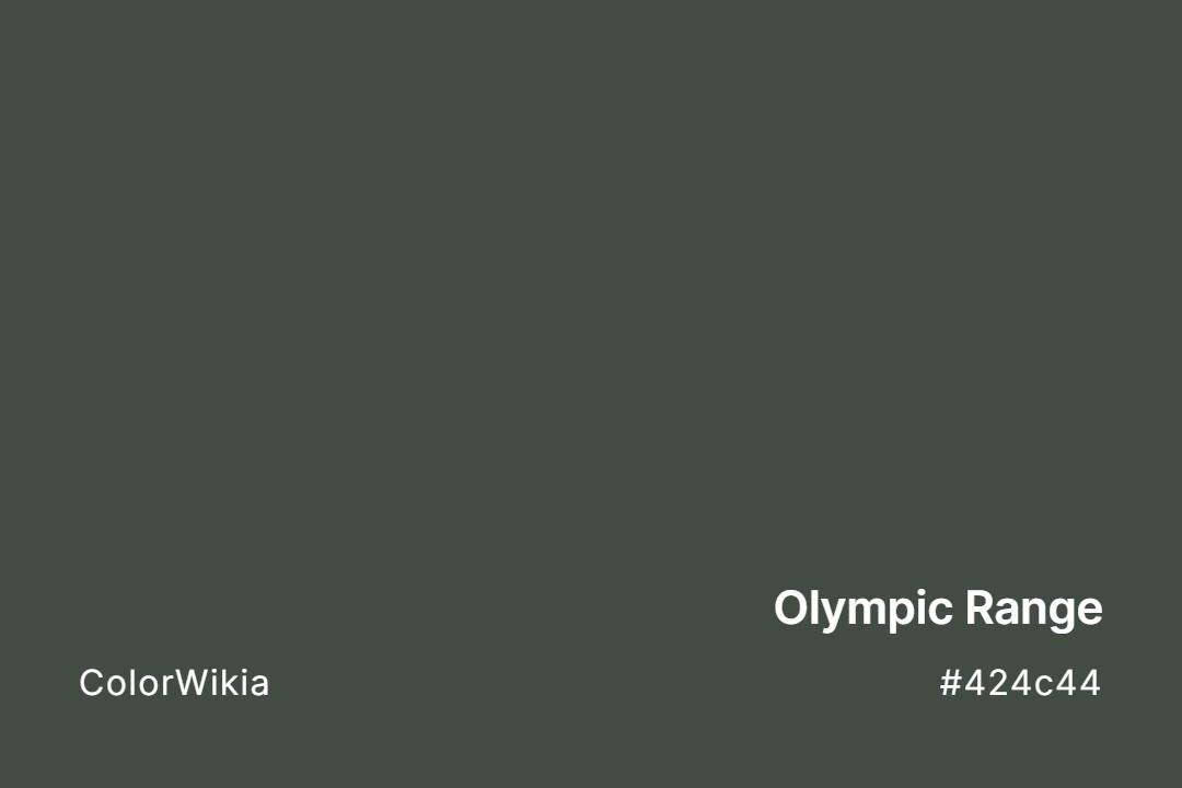 olympic range color 424c44