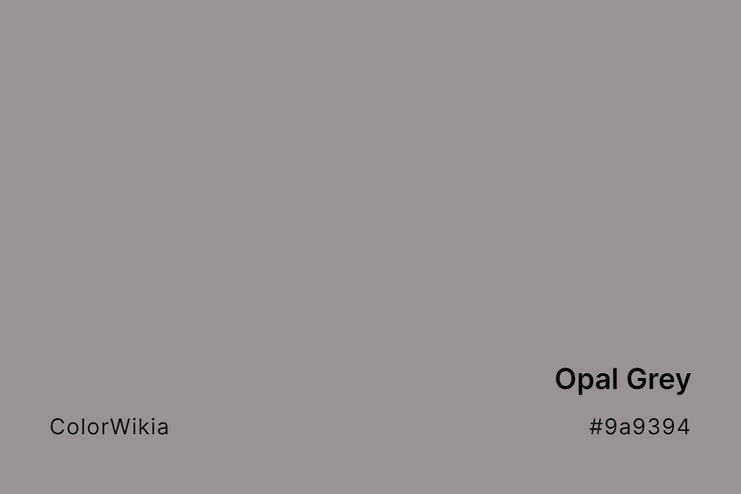 opal grey color 9a9394