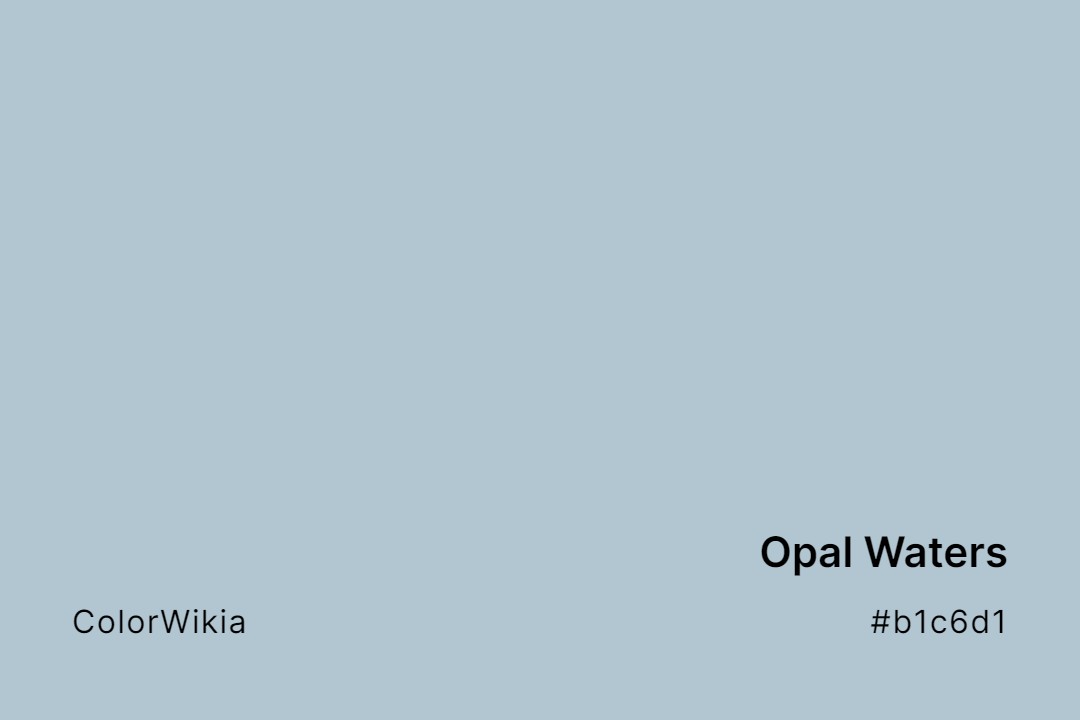 opal waters color b1c6d1