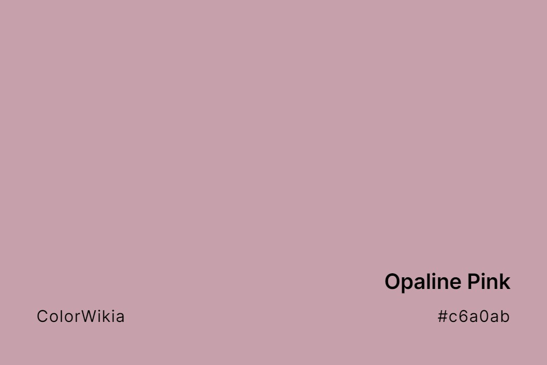 Opaline Pink Color – #c6a0ab: Codes and Complete Breakdown