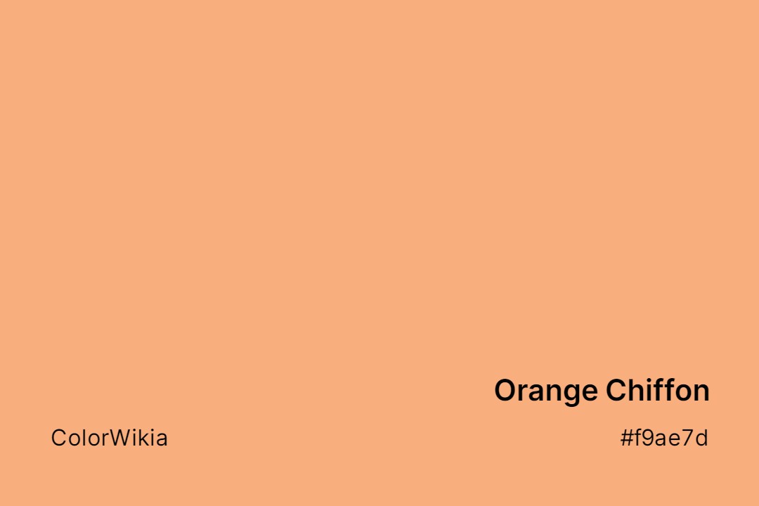 orange chiffon color f9ae7d