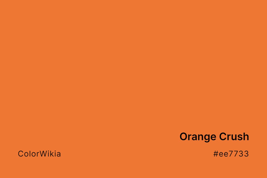 orange crush color ee7733