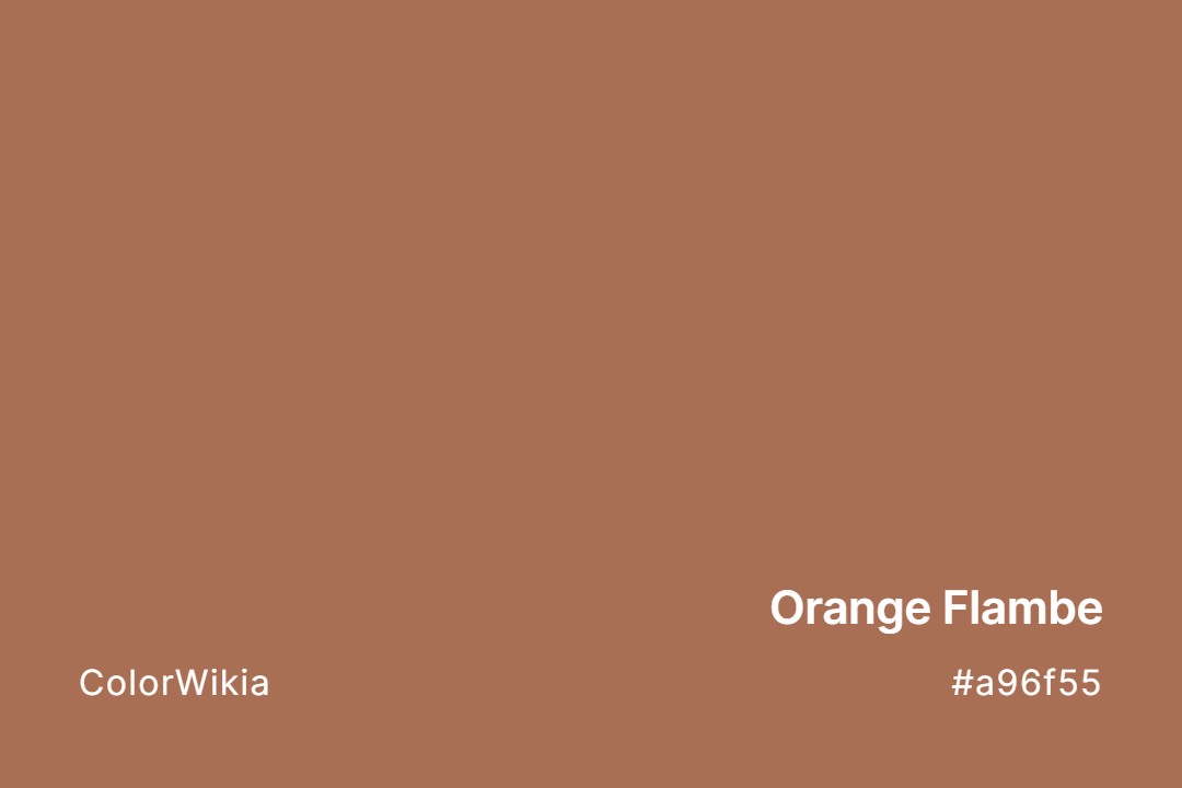 Orange Flambe Color – #a96f55: Codes and Complete Breakdown
