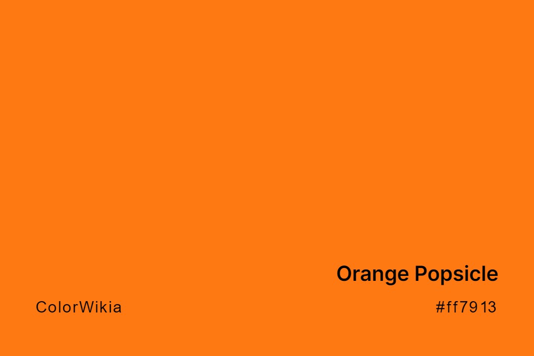 orange popsicle color ff7913