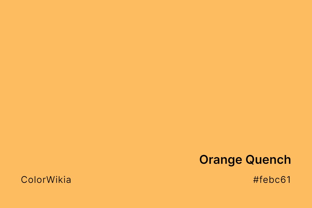 Orange Quench Color – #febc61: Codes and Complete Breakdown