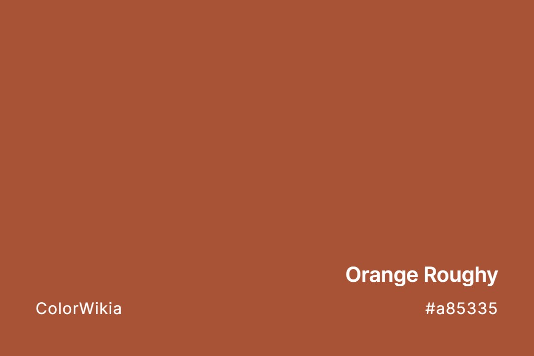 Orange Roughy Color – #a85335: Codes and Complete Breakdown