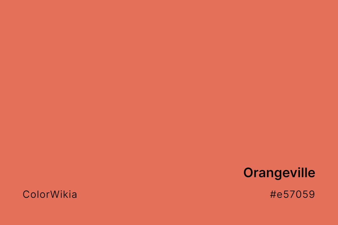 Orangeville Color – #e57059: Codes and Complete Breakdown
