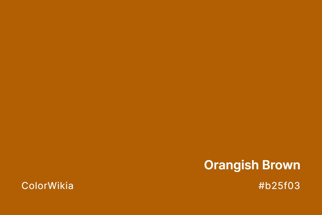 Orangish Brown Color – #b25f03: Codes and Complete Breakdown
