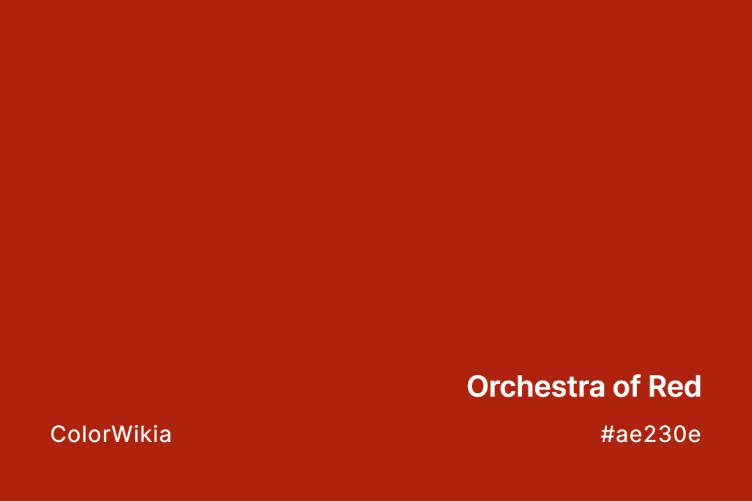Orchestra of Red Color – #ae230e: Codes and Complete Breakdown