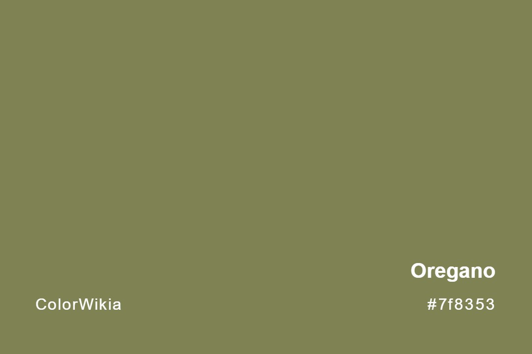 oregano color 7f8353