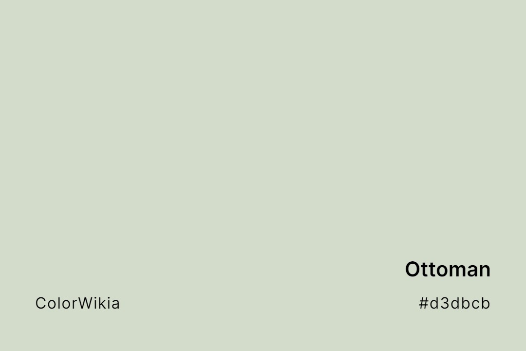 Ottoman Color – #d3dbcb: Codes and Complete Breakdown